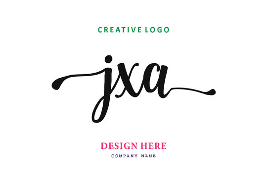 JXA lettering logo is simple, easy to understand and authoritative