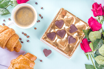 Valentine Day Morning background