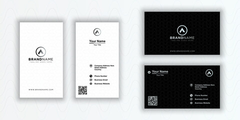 Modern corporate business card template