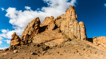 Fototapeta premium Church Rock On The Navajo Nation Near Kayenta, Arizona, USA