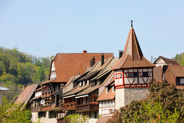 Fototapeta na wymiar The City of Forchtenberg in Hohenlohe, Germany