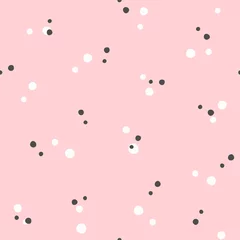 Printed roller blinds Geometric shapes Scattered small dots. Cute seamless pattern. Simple vector illustration.