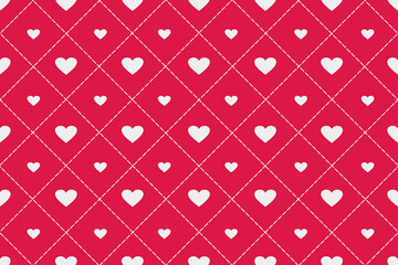 Vector illustration of Valentine Pattern