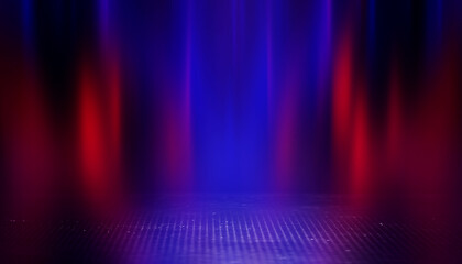 Neon abstract light rays on a dark background. Light effect, laser show, surface reflection. Ultraviolet radiation, nightclub. 3d illustration