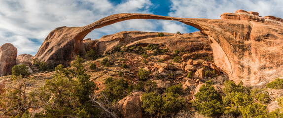 Landscape Arch In The Devils Garden, Arches National Park, Utah, USA