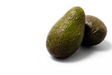 Avocado On White Background