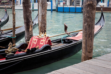 gondola near pier