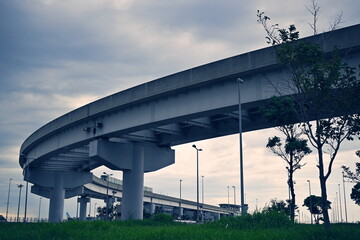 神戸ポートアイランドを走る自動運転列車「ポートライナー」