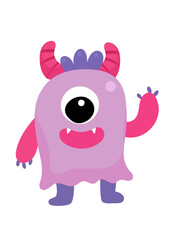 Fototapeta premium cute monster .svg 