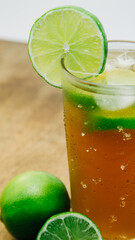 traditional Colombian drink made of panela and lemon for hot place