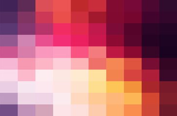 Fototapeta premium Colorful Grid Mosaic Background, Creative Design Templates. abstract colorful gradient rectangles check . Background of squares Different pixel pattern shades.