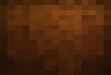 Abstract Dark Brown geometric Background, Creative Design Templates. Pixel art Grid Mosaic, 8 bit vector background.