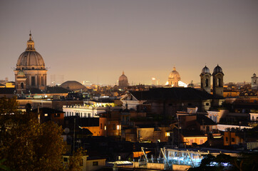 Fototapeta premium Rome nightscape.