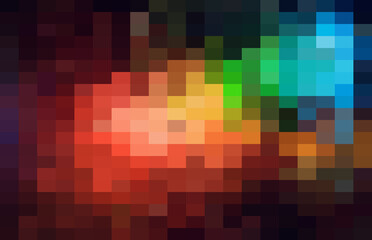 Abstract dark geometric Background, Creative Design Templates. Pixel art Grid Mosaic, 8 bit vector background.