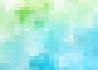 Abstract Blue geometric Background, Creative Design Templates. Pixel art Grid Mosaic, 8 bit vector background.