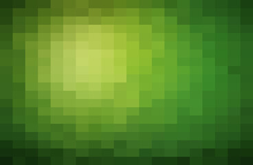 Fototapeta premium Abstract Green geometric Background, Creative Design Templates. Pixel art Grid Mosaic, 8 bit vector background.