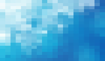 Obraz premium Abstract Blue geometric Background, Creative Design Templates. Pixel art Grid Mosaic, 8 bit vector background.