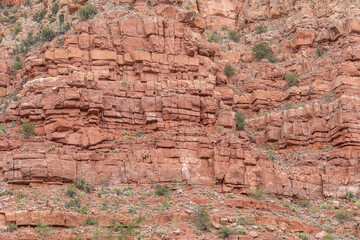 Scenic Autumn Landscape in the Verde River Canyon Arizona