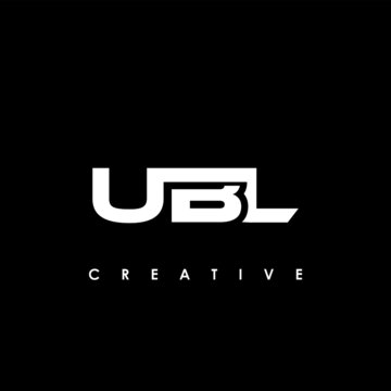 UBL Letter Initial Logo Design Template Vector Illustration