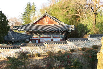 Naklejka premium Landscape of Jinju Castle
