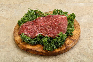 Raw beef steak for grill