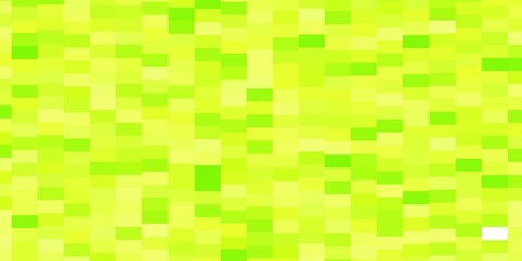 Light Green, Yellow vector background with rectangles.