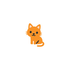 Cat vector isolated icon illustration. Kitten icon