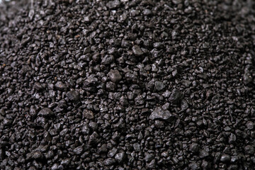 Large piles of processed Manganese rich ore rock Manganese Mining and processing