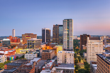 Fototapeta na wymiar Birmingham, Alabama, USA downtown city skyline