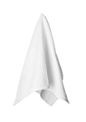 Fototapeta premium Soft clean kitchen towel isolated on white