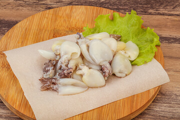 Raw seafood - cuttlefish for cooking