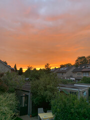 sunset in the village fhuy1