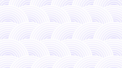 Abstract white circles with shadow background