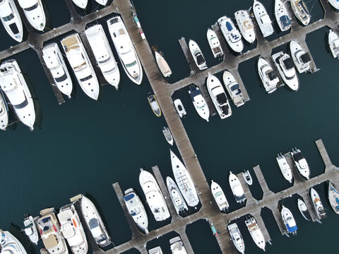 Boats in a harbor