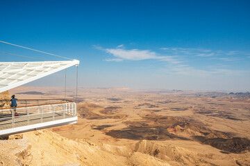 Mitzpe Ramon Visitor Center, Ramon Crater, Negev, Israel. High quality photo