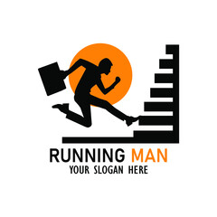 businessman logo banner template design