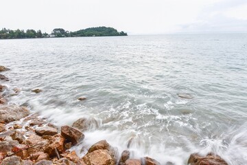 Scenery of Hin Ngam Beach, Nakhon Si Thammarat Province