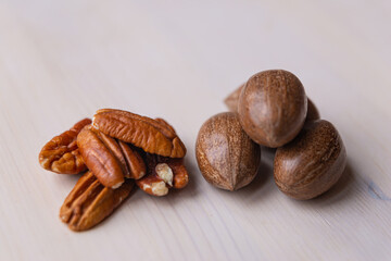 Walnuts, and Pecan walnut kernel
