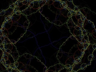 Naklejka premium Imaginatory fractal background Image