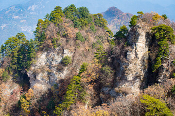 Beautiful landscape of Wudang Mountain at  Wudang Mountain