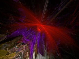 Imaginatory fractal background Image