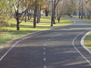 road in the park