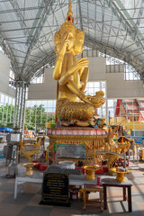  Interior view of the temple