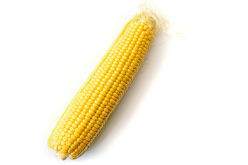 Whole corn isolated on white background.