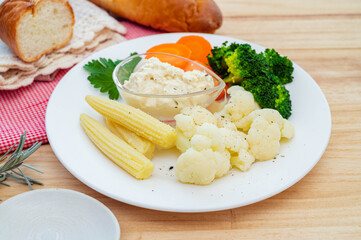 温野菜　豆腐ディップ