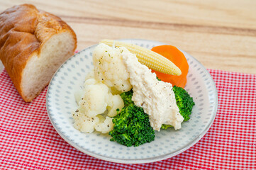温野菜　豆腐ディップ