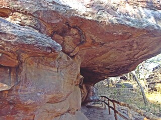Rock Shelters of Bhimbetka ,UNESCO World Heritage site,bhopal,madhya pradesh,india