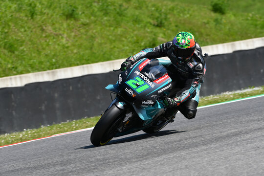 Mugello - Italy, 1 June: Italian Petronas Yamaha Srt Team rider Franco Morbidelli in action at 2019 GP of Italy of MotoGP on June 2019 in Italy