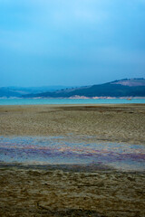 Guardialfiera Lake, seasonal drought