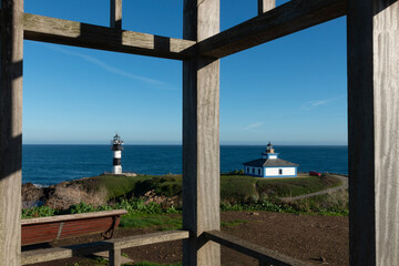Fototapeta premium Framed lighthouse